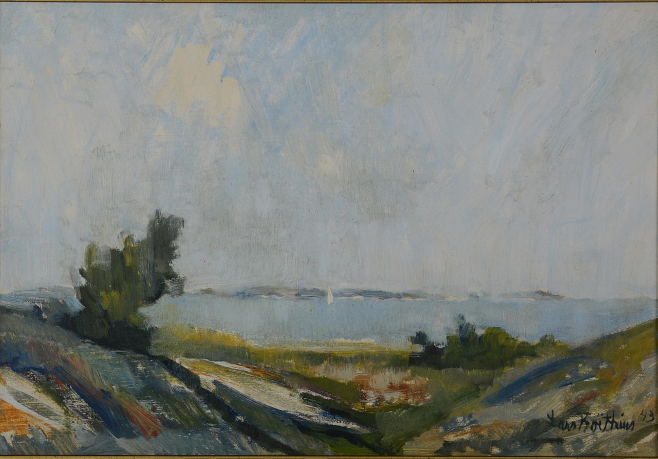 LARS BOETHIUS. Olja på pannå.