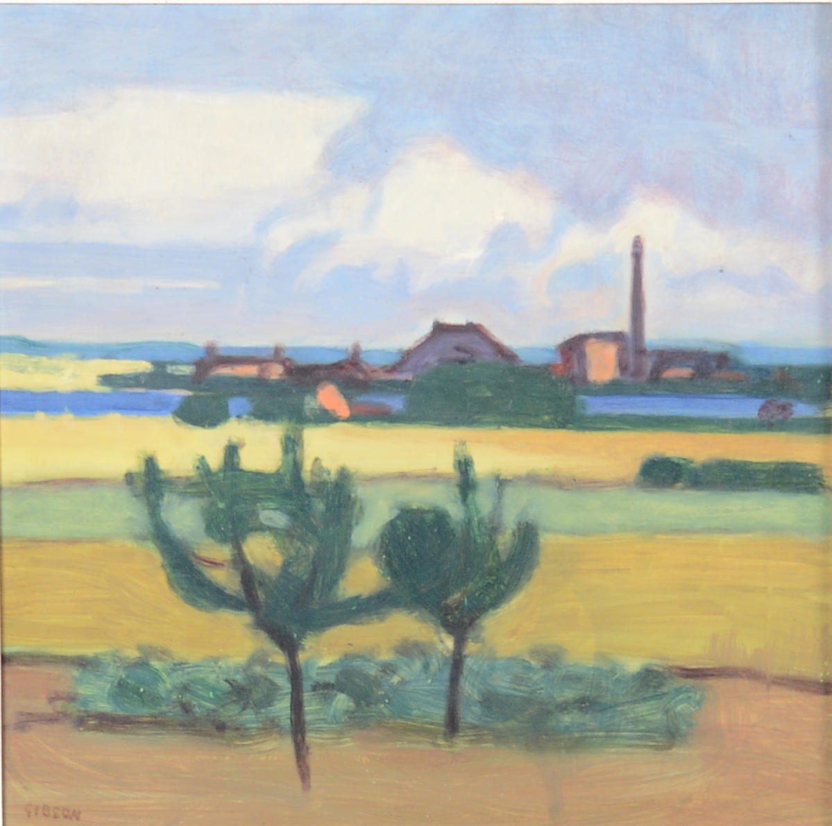 VALTER GIBSON. Olja på pannå.