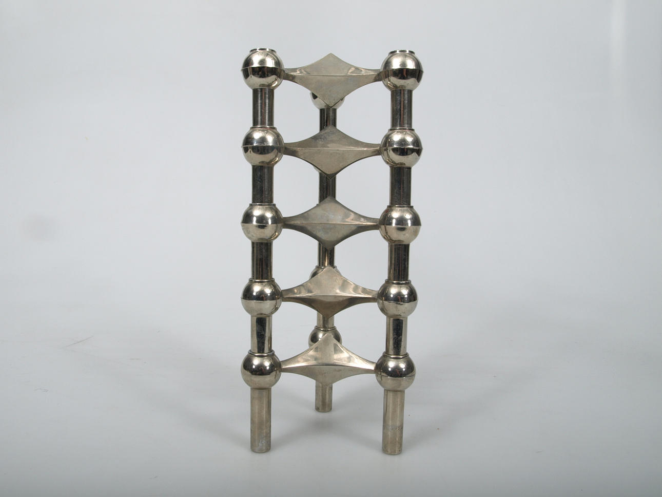 LJUSSTAKE, metall, 5 delar, Peter Nagel och Caesar Stoffi, BMF, Tyskland.