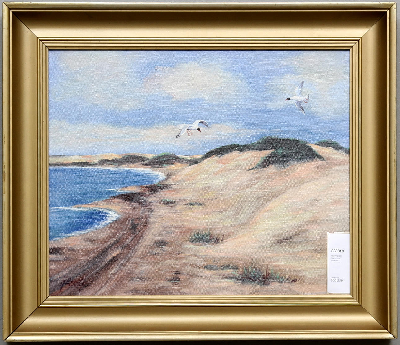 PER ÅKERED. Olja på duk, signerad.