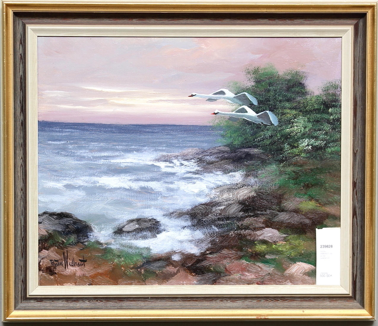 BERTIL WIBRANDT. Olja på duk, signerad.