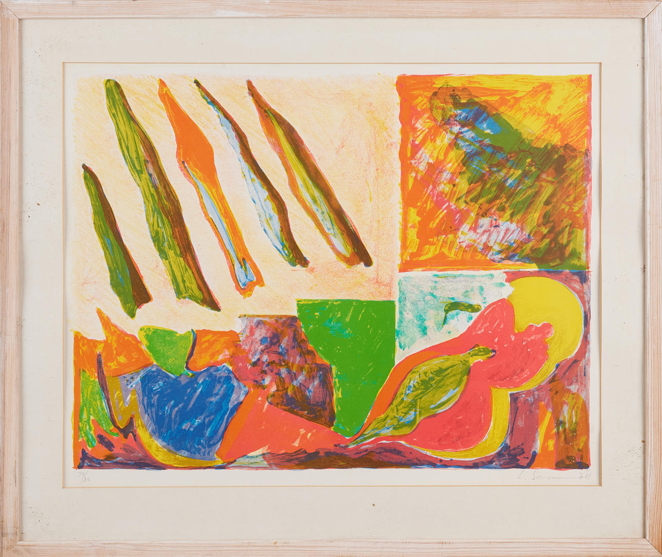LARS SÆVERUD (1939-1995). Compositions, 2 pcs., signed and dated -81/-78, numbered 3/32 and 70/86 respectively.