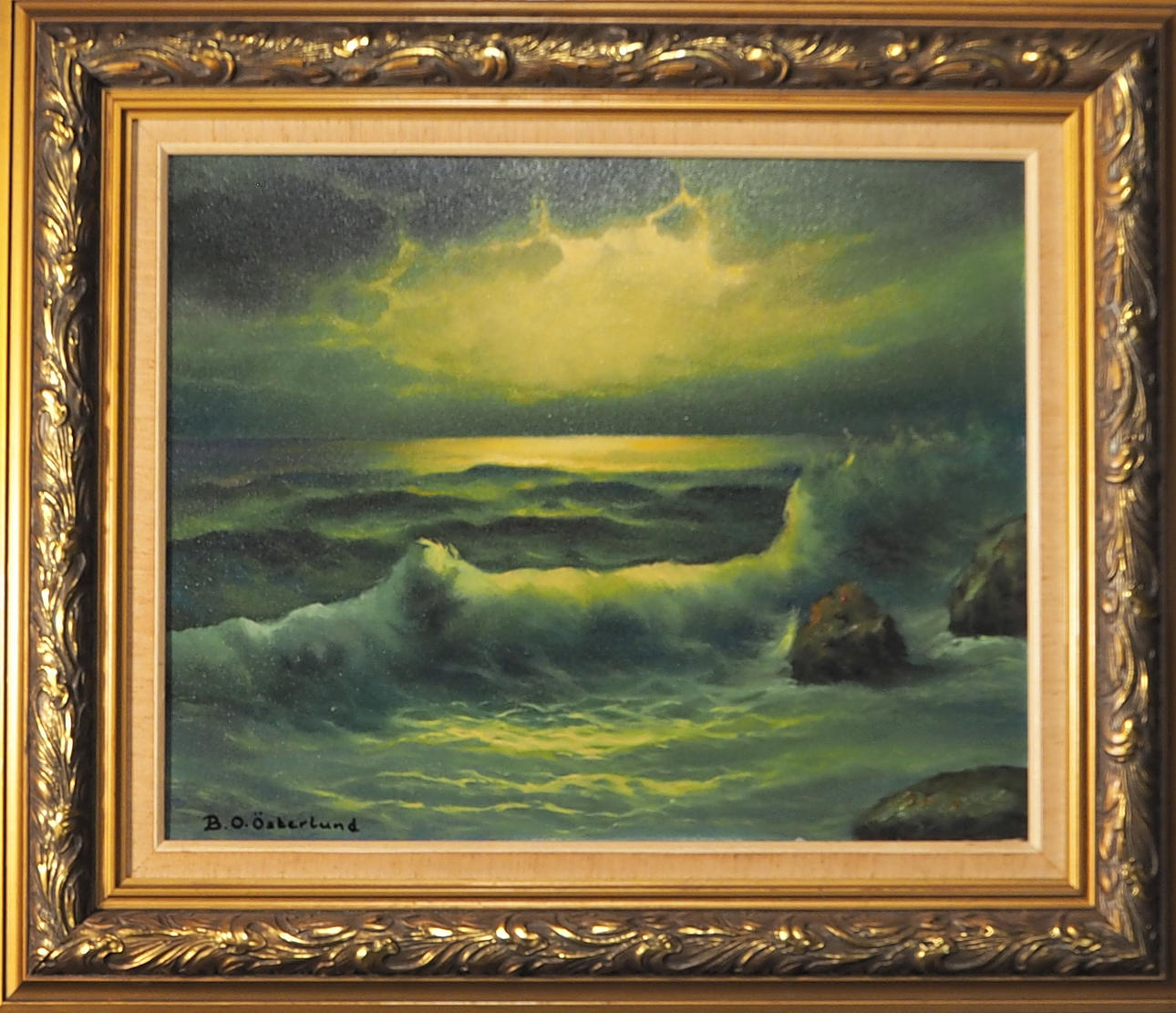 BERT OLA ÖSTERLUND. olja på duk.