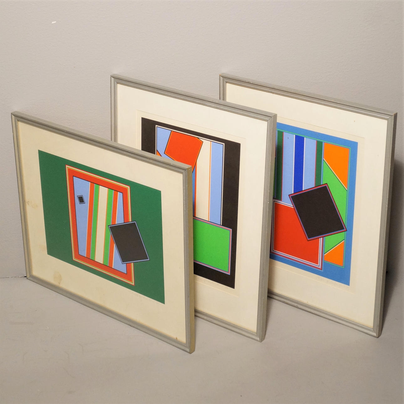 PETER FREUDENTHAL. composition, 3 pieces, signed, dated 1979.