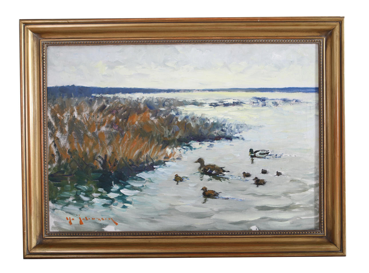 YO JOHANSSON. Änder. Olja på duk.