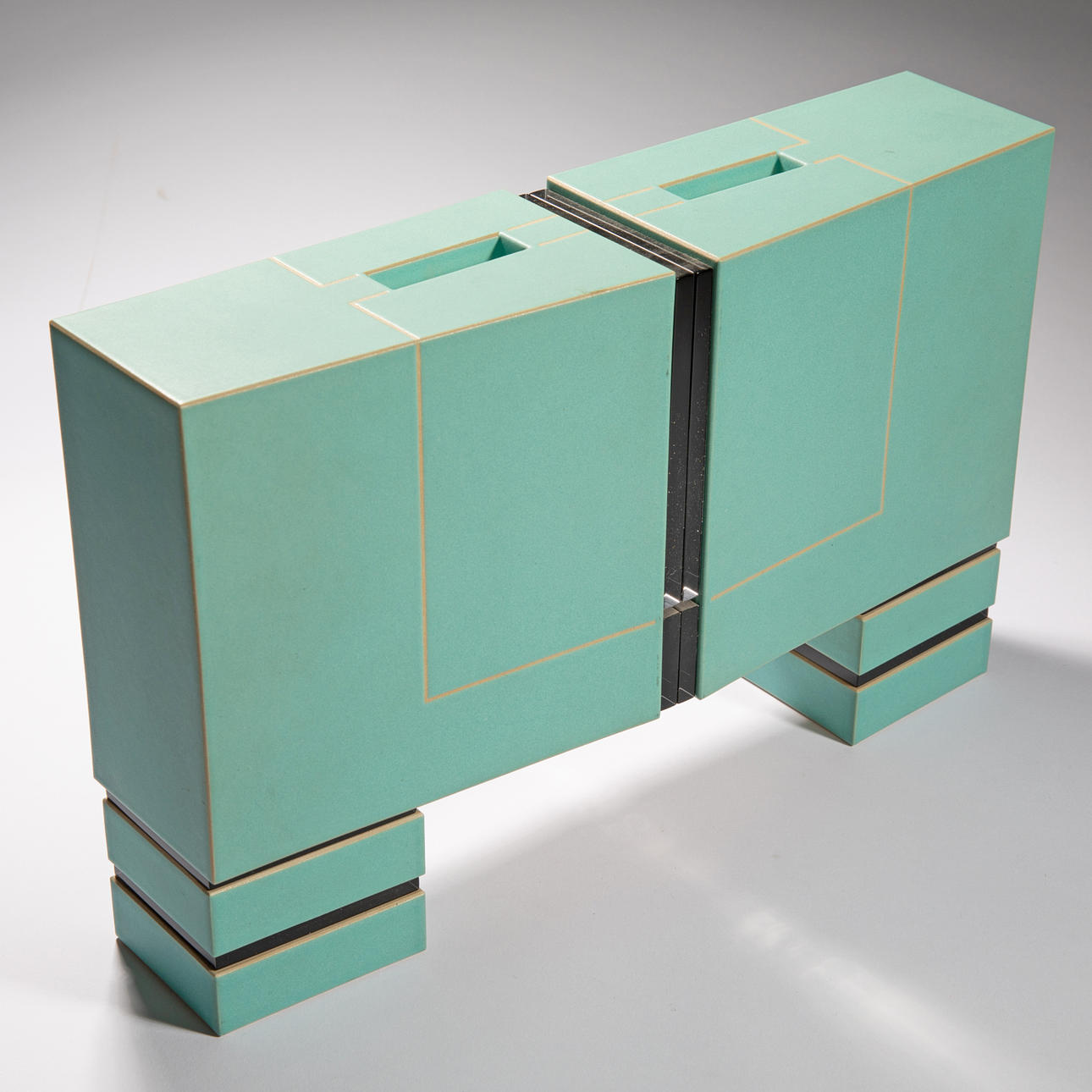 WIM BORST. Kantet fartøj. mynte (75-32).