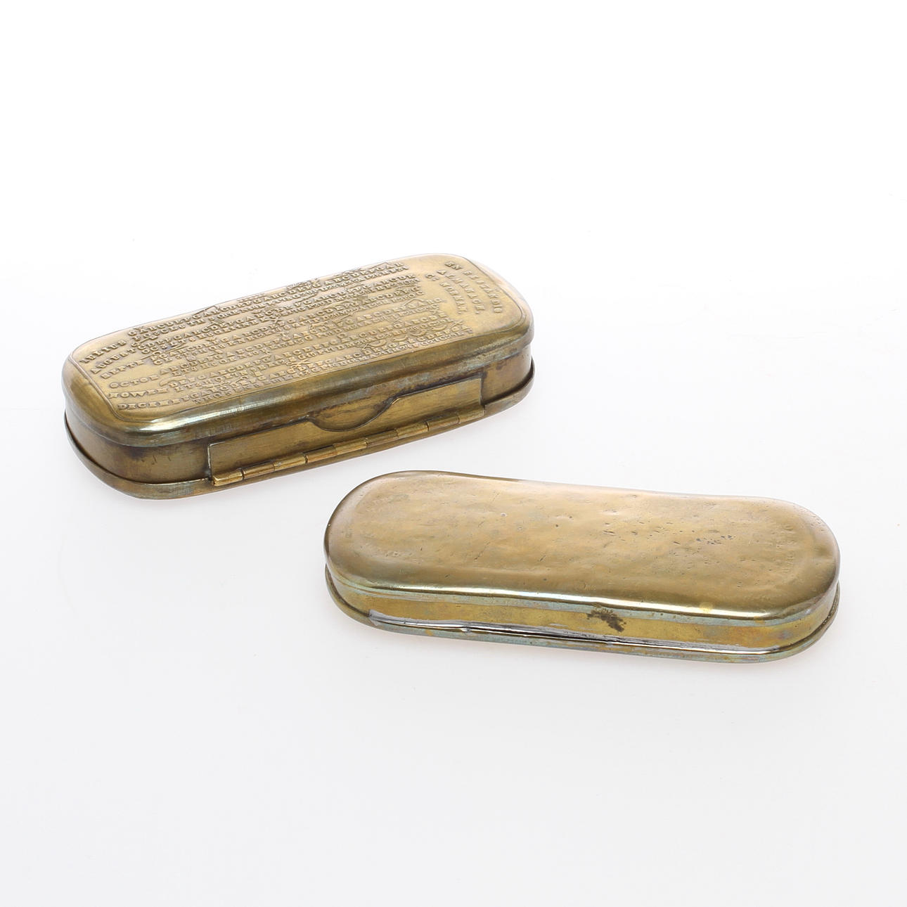 DOSOR, 2 st, metall, 1800-tal.