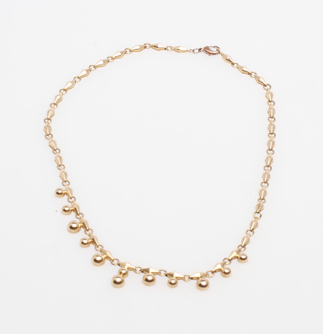 HALSBAND, 18k guld, vikt ca 17 gr.