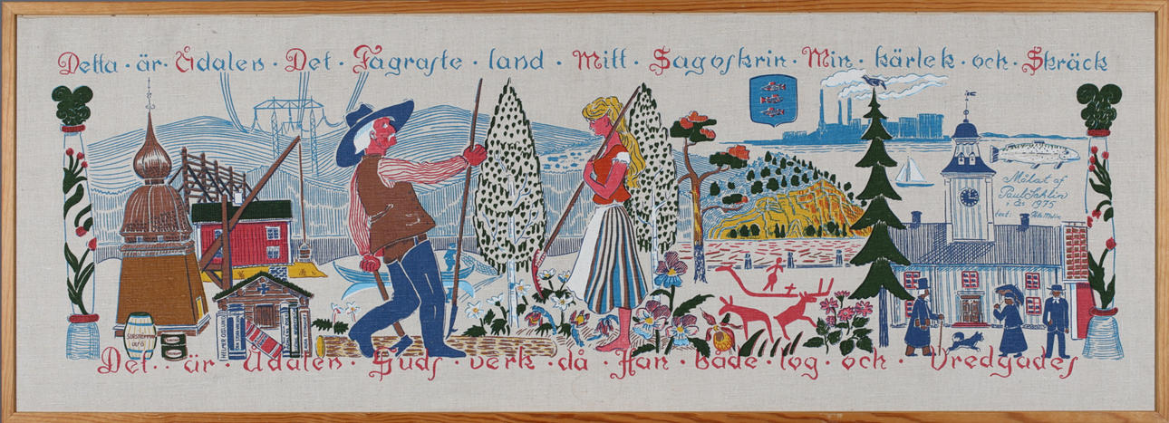 ÅNGERMANLANDS LANDSKAPSTAPET, 1970-tal.