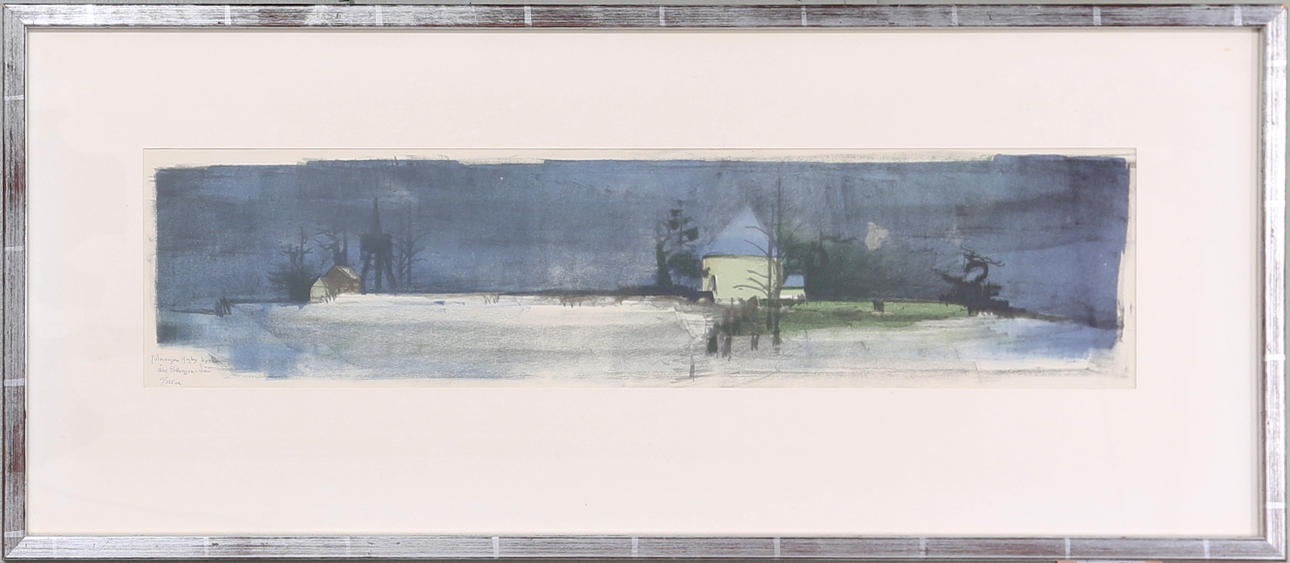 ÅKE PETTERSSON-NÅW. Blandteknik samt litografi, 2 st, signerade.