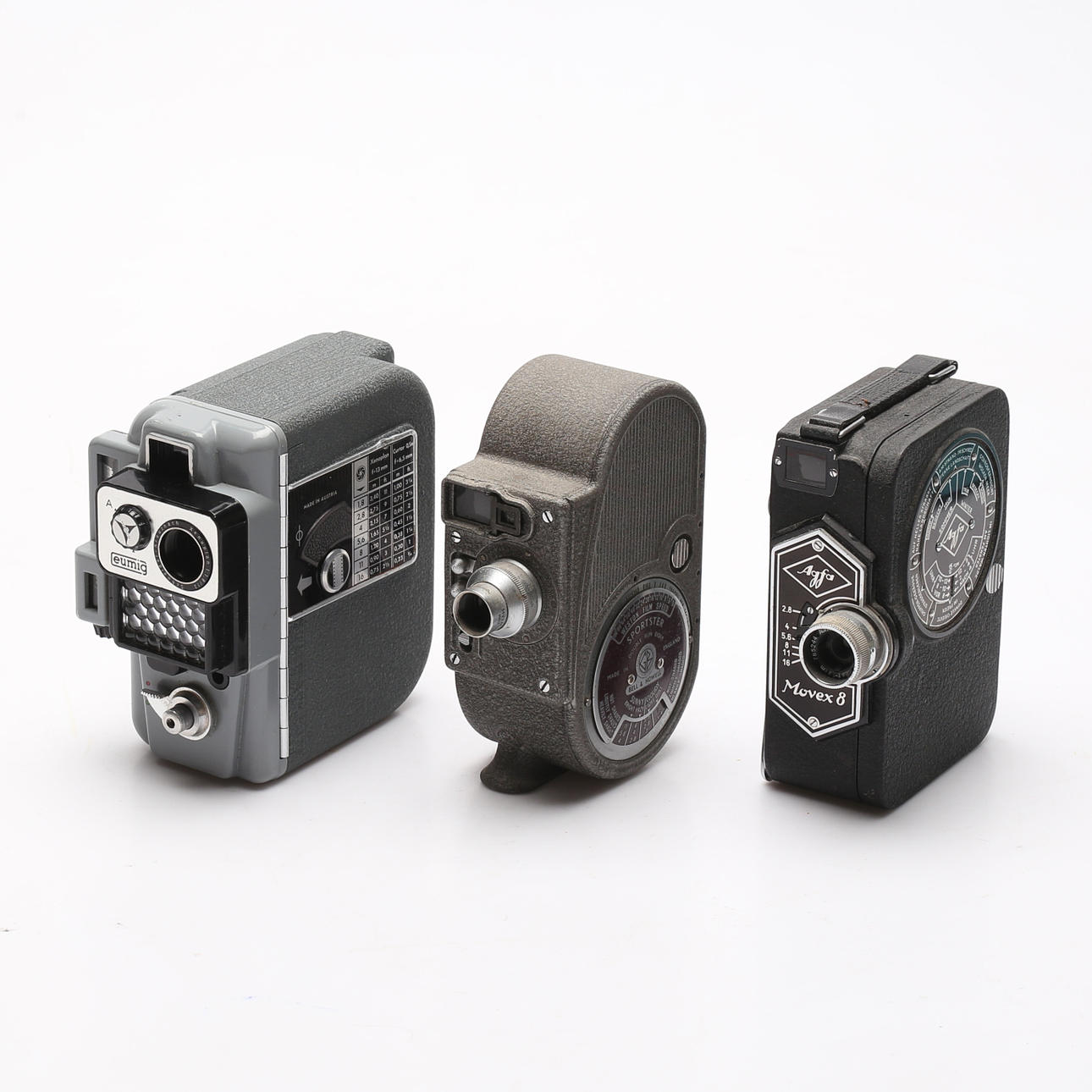 FILM CAMERAS, 3 pcs, 1900s.