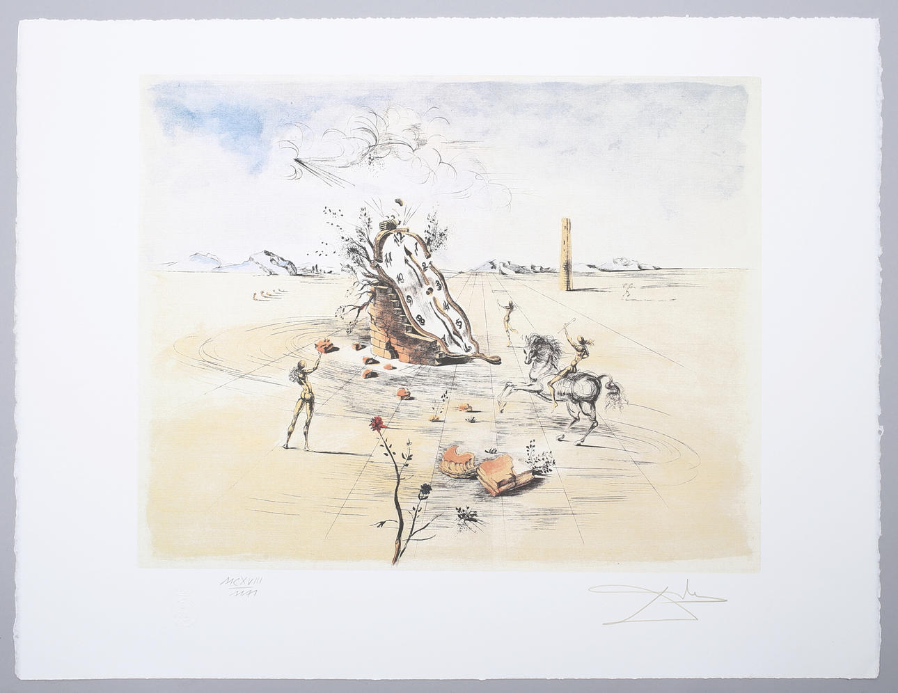 SALVADOR DALI (1904-1989). Melting Space-Time.