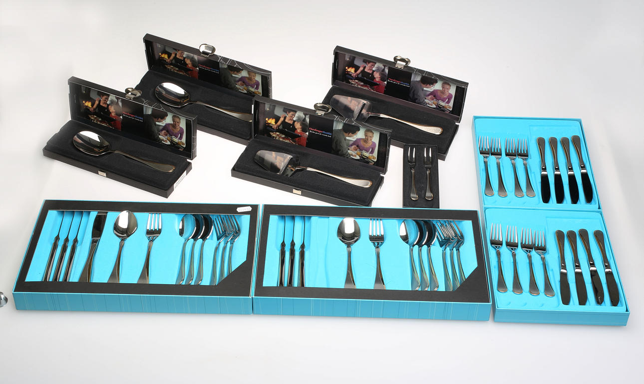 ODD LEIKVOLL. Bestick, 50 delar, "Admiral" HardangerBestikk, 2000-tal.