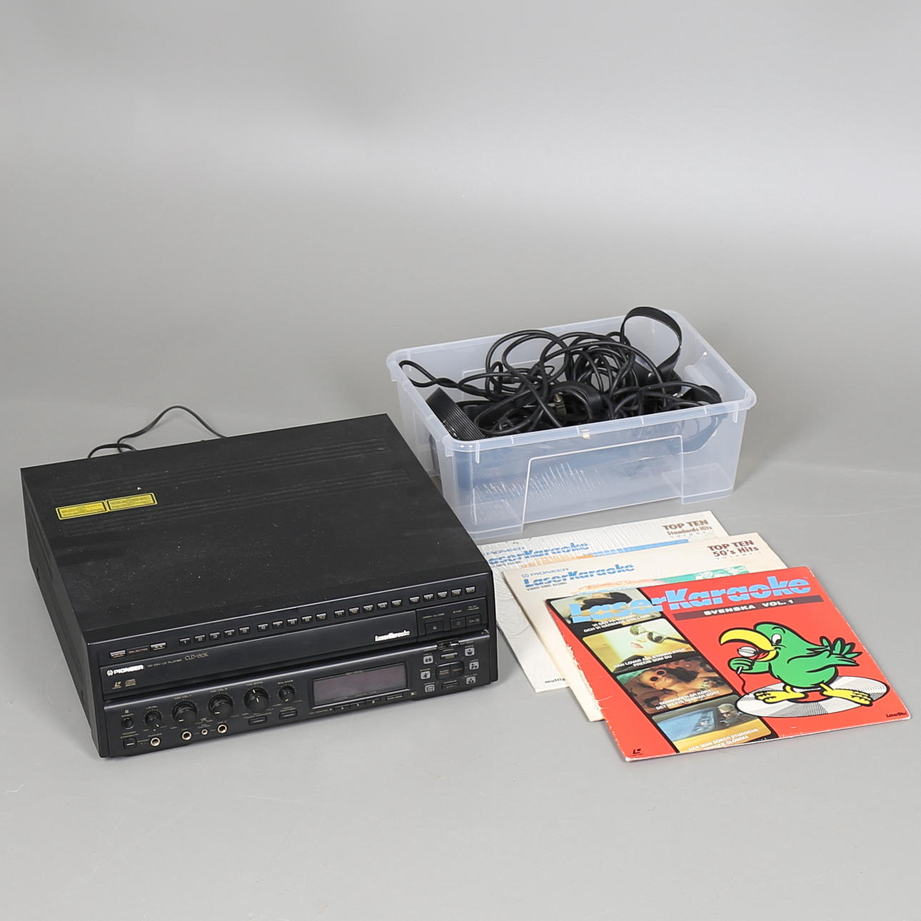 KARAOKEMASKIN, Pioneer CLD 15O K, Laser Karaoke.