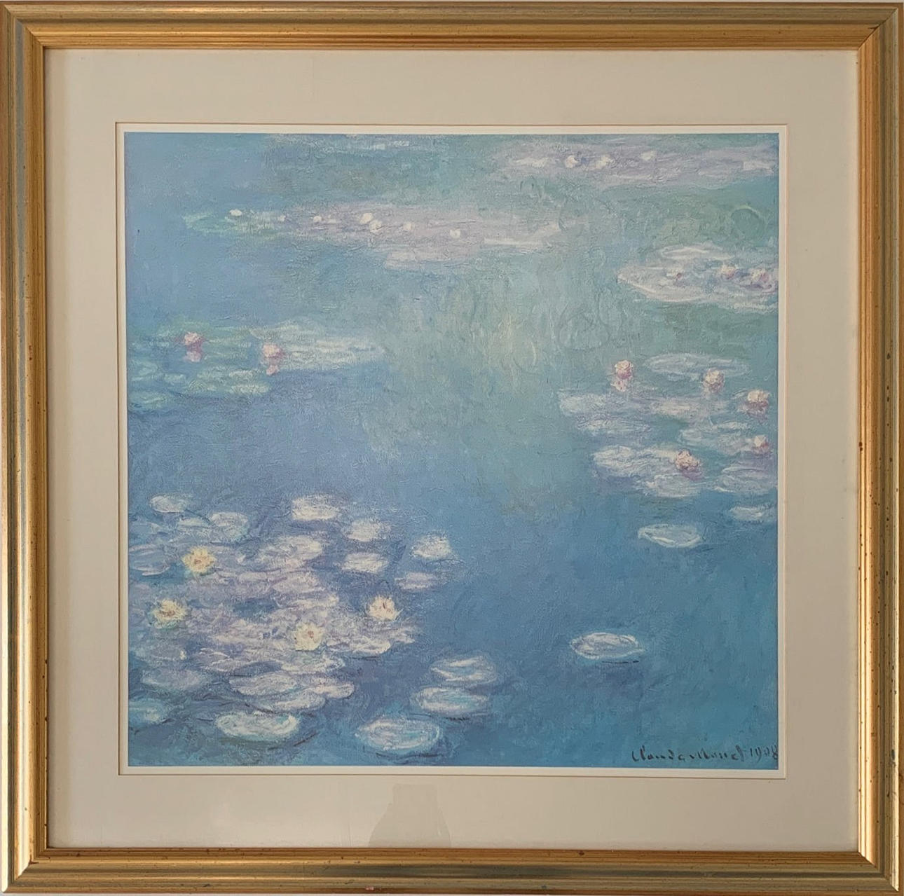 CLAUDE MONET. NINFEAS EN LA IMPRESIÓN DE GIVERNY.