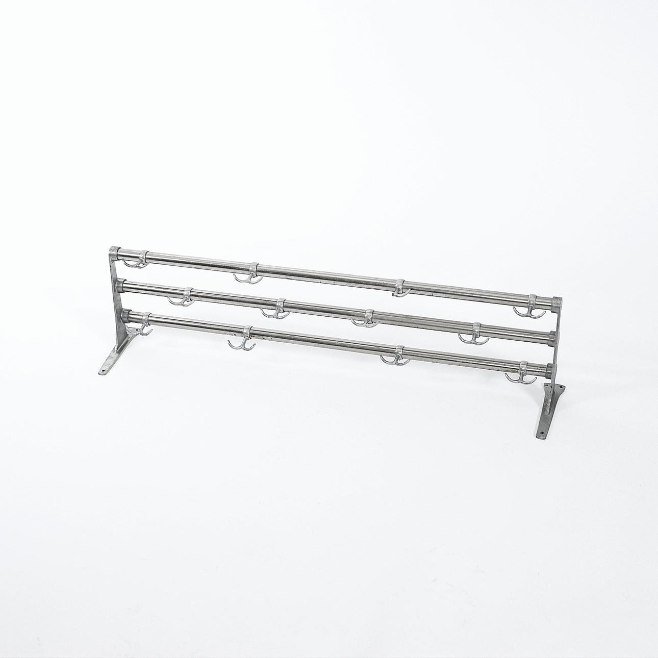 COAT HANGER, chromed metal, 1960s.