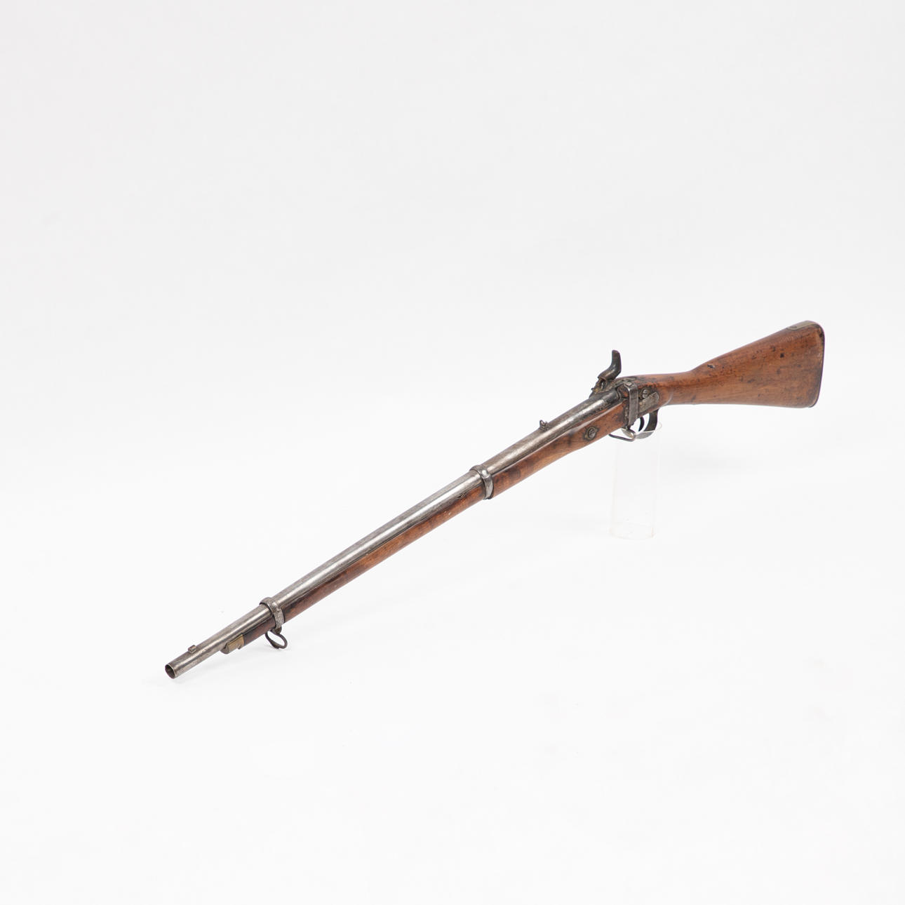 Enfield, British cavalry muzzle-loading rifle, mid 19th century.