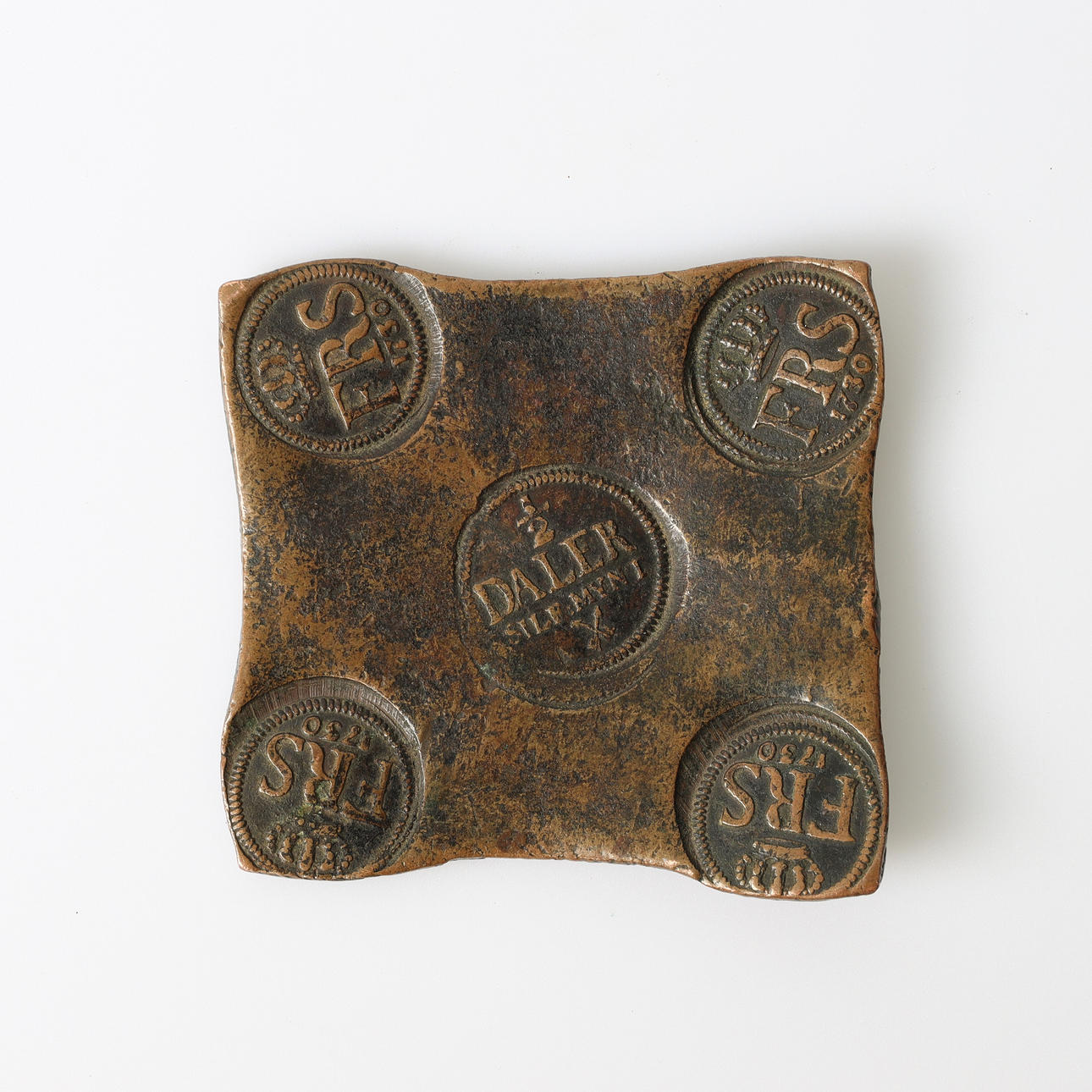 TIN COIN, 1/2 daler 1730.