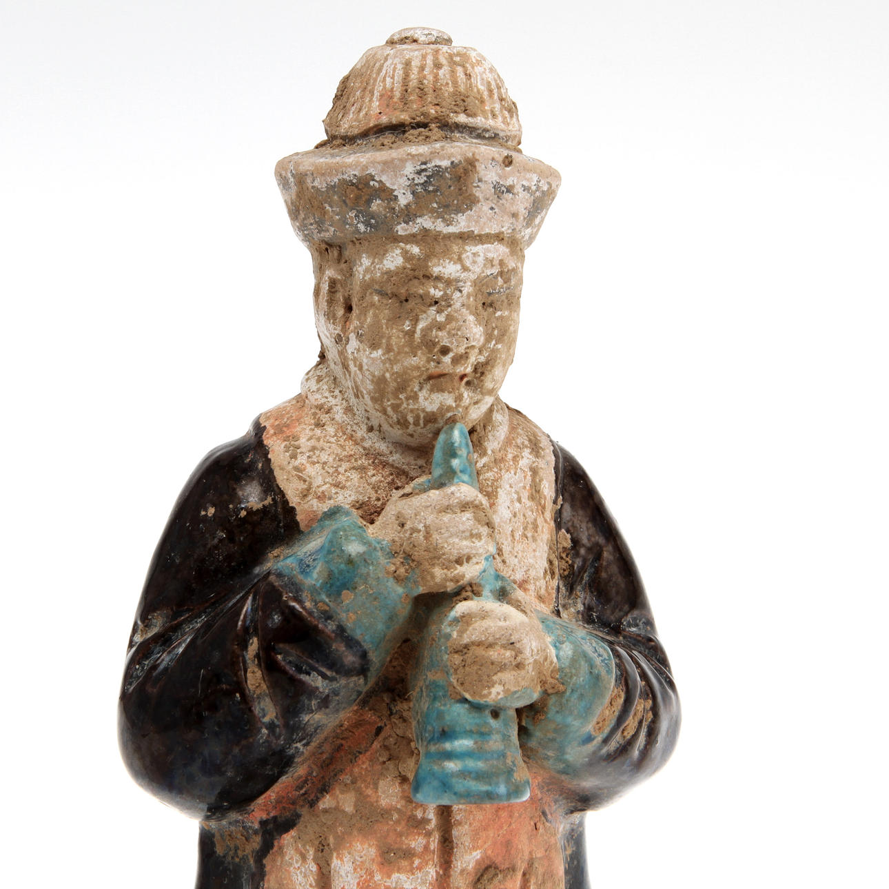 FIGURIN, lergods, Kina, sannolikt mingdynastin(1368-1644).