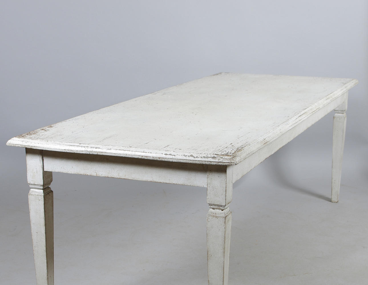 MATBORD, vitmålat, gustaviansk stil.