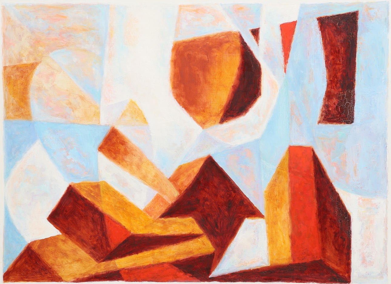 GÖRAN BENGTSSON. Mixed media, "OSAF", signed on verso, dated 1981.