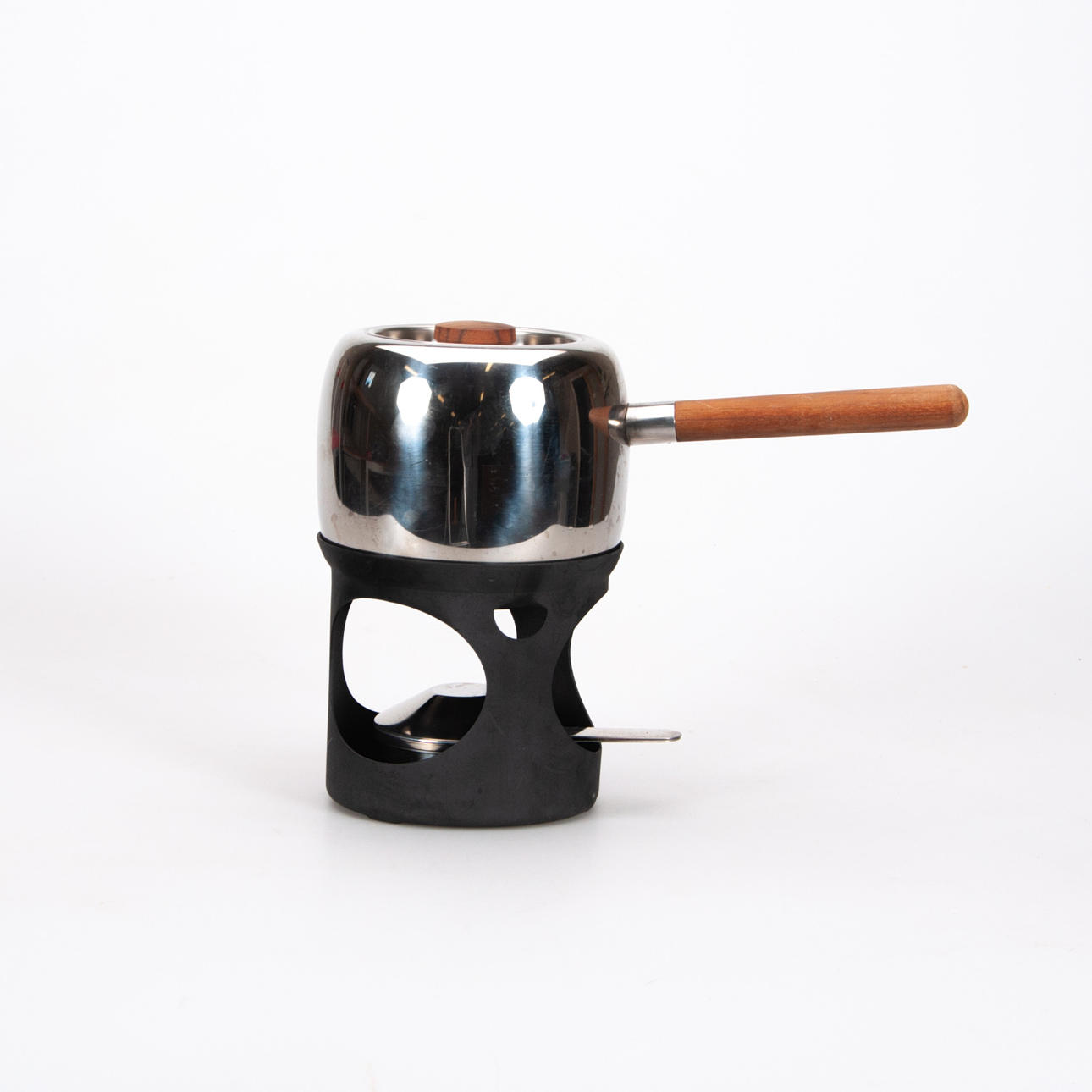 【Timo Sarpaneva】OPA サービングパン TIMO SARPANEVA. FONDUE PAN IN STOCK, teak and steel, Opa oy