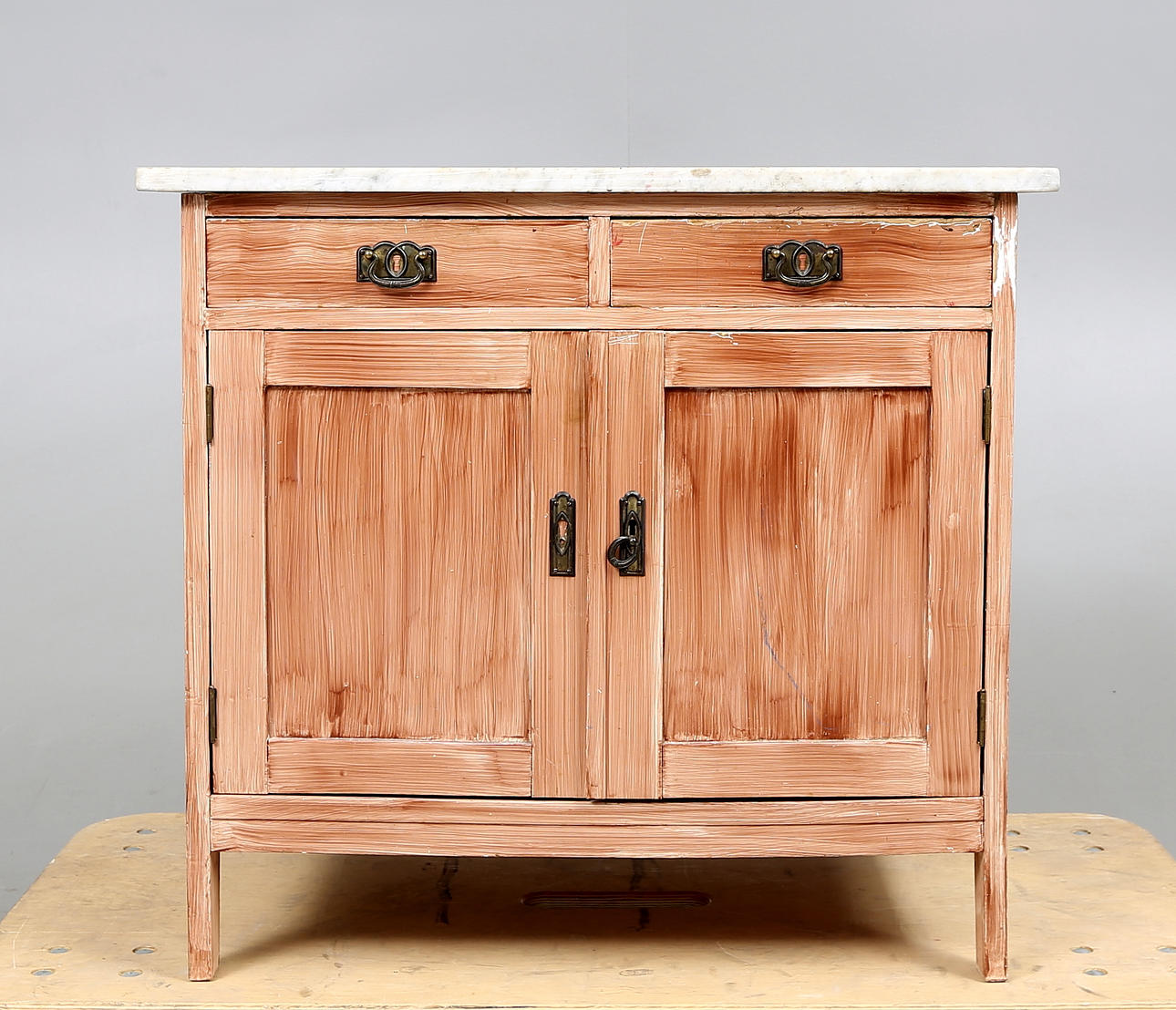 KOMMOD med stenskiva, 1800-tal.