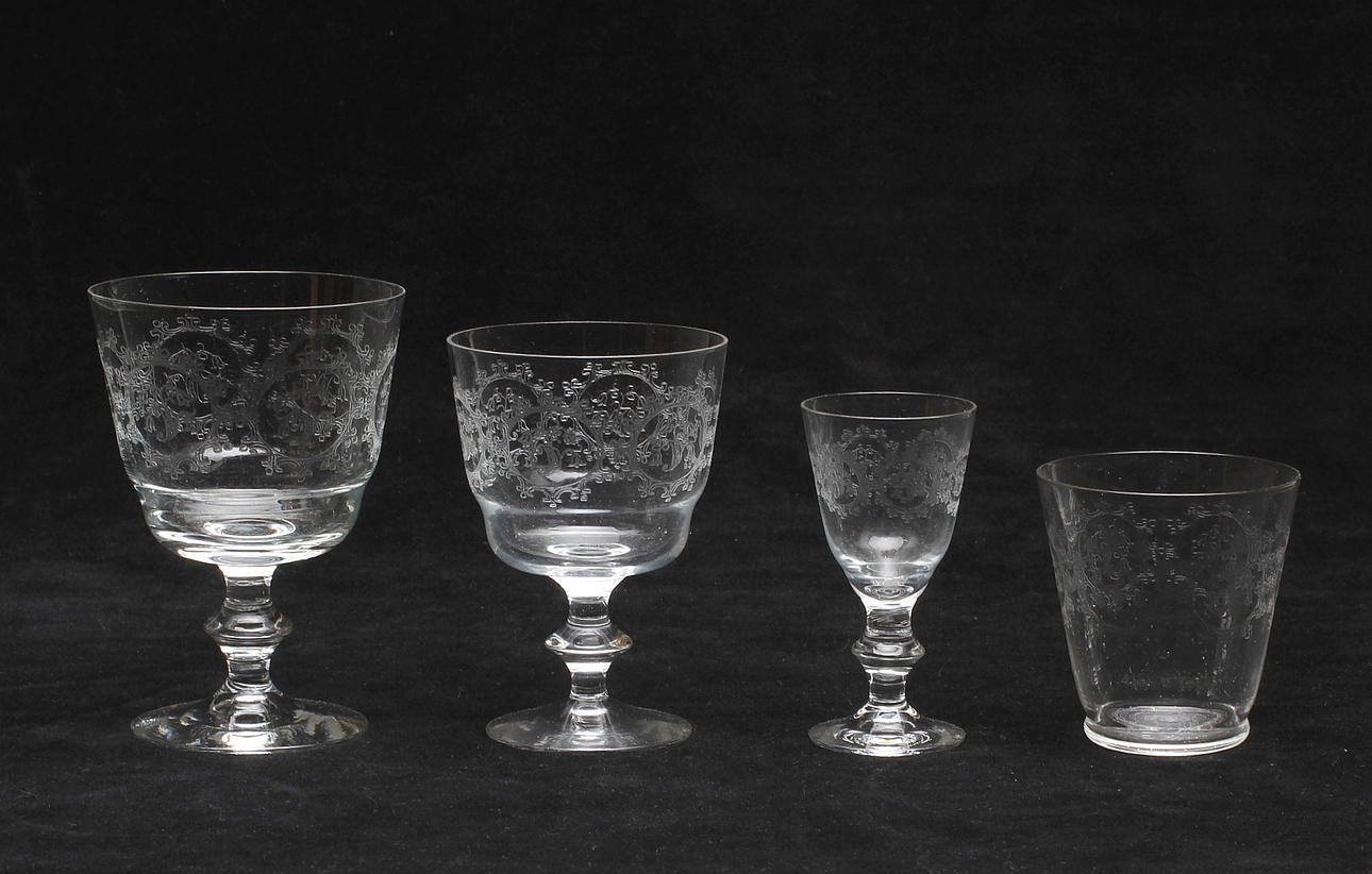 GLASSERVIS, 40 delar, "Elon", Kosta.