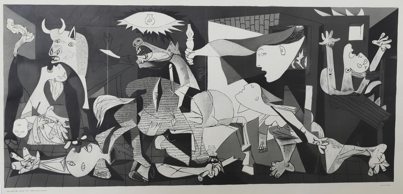 PABLO PICASSO. Gemäß. "Guernica".