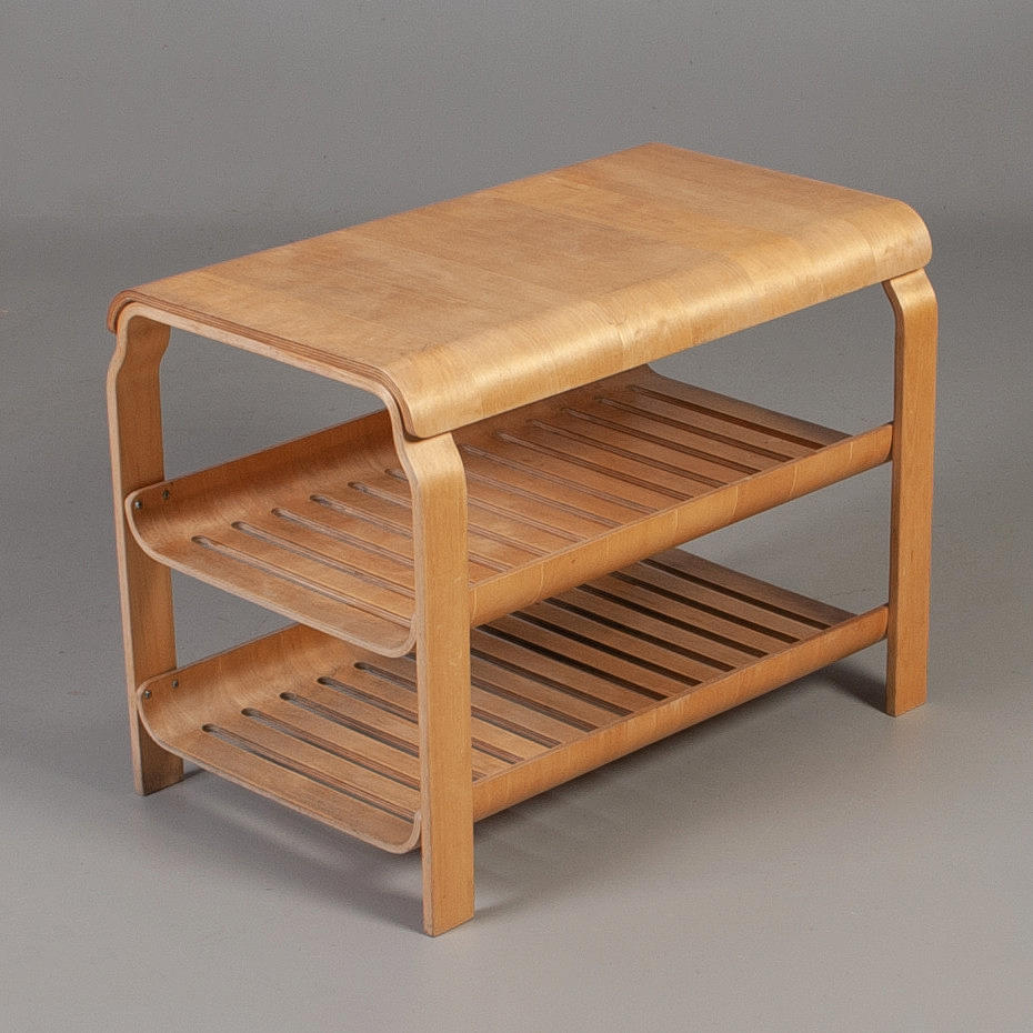 BEISTELLTISCH, Bugholz, Birke, wahrscheinlich IKEA.