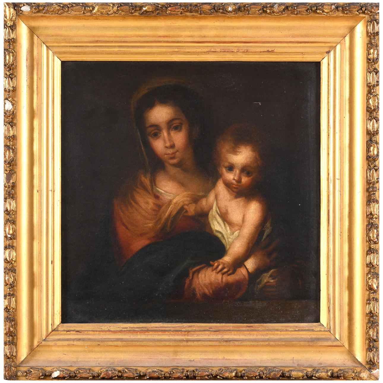 AFTER BARTOLOME ESTEBAN MURILLO (1628-1682). THE MADONNA AND CHILD OF THE NAPKIN.