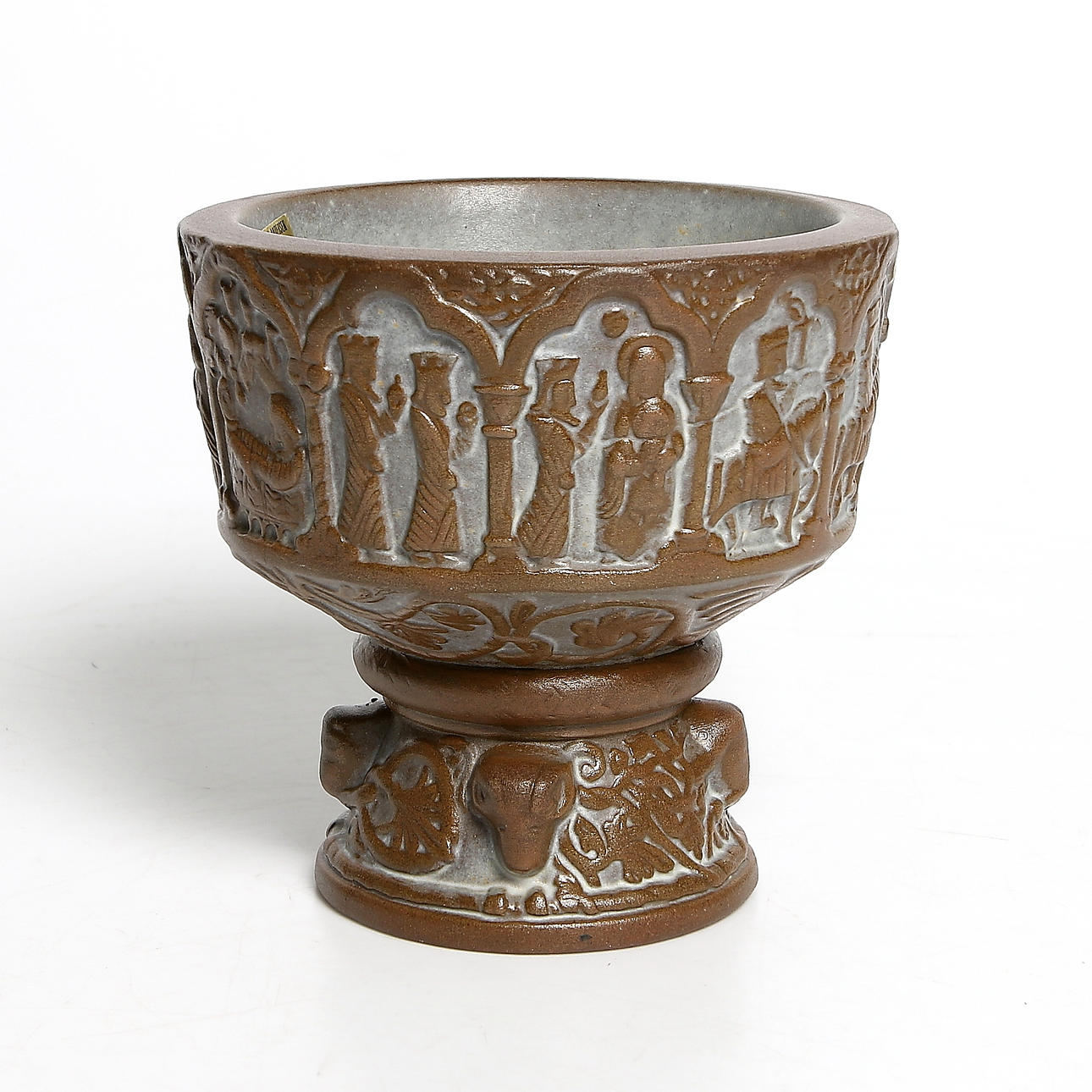 SKÅL / DOPFUNT, keramik, Michael Andersen & Son, Danmark. 1900-talets mitt.