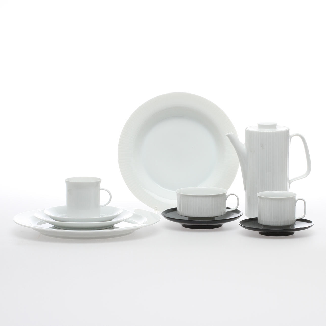 SERVISDELAR, ca 39 delar, porslin, Rosenthal, delvis design Tapio Wirkkala.