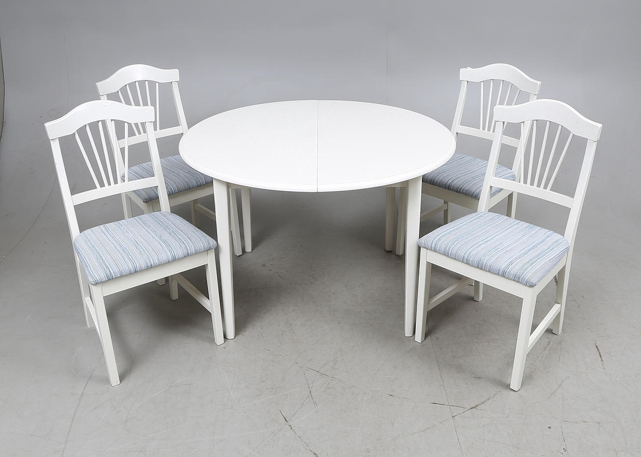 MATGRUPP. 5 delar, Nesto, Nässjö stolfabrik, 1900-tal.