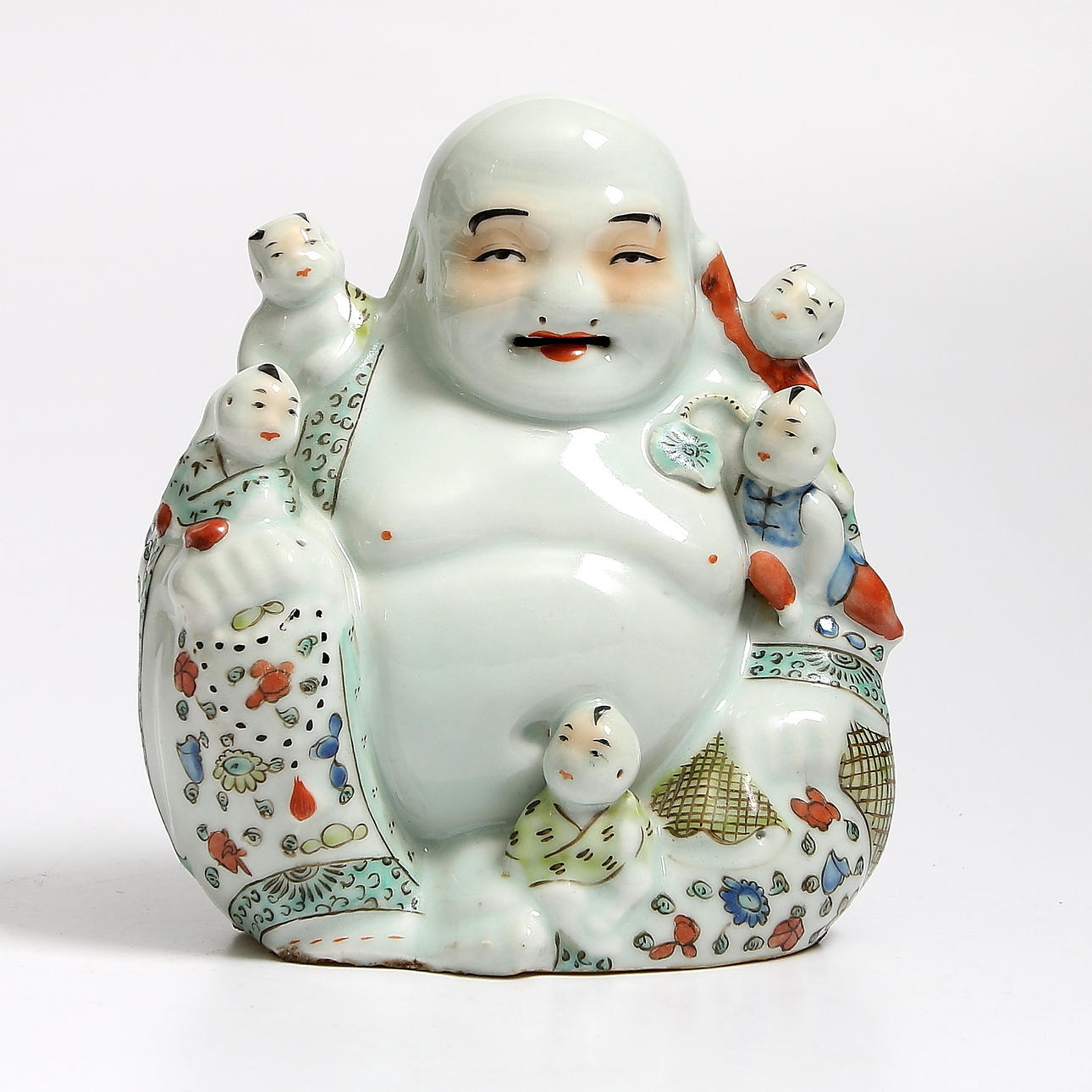 BUDDHA, porslin, Kina, 1900-tal.