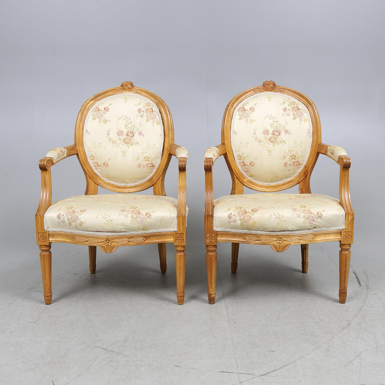 NOJATUOLIT, pari, kustavilainen tyyli.