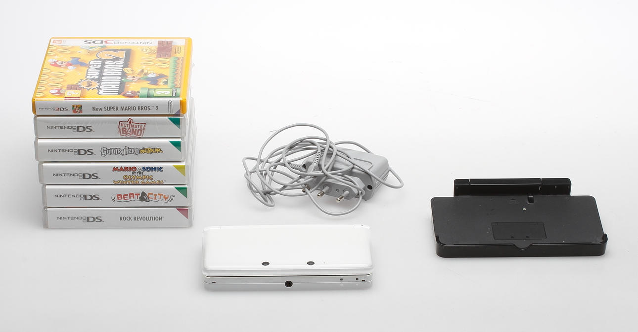 SPELKONSOLL, 3DS, 6 spel, Nintendo.