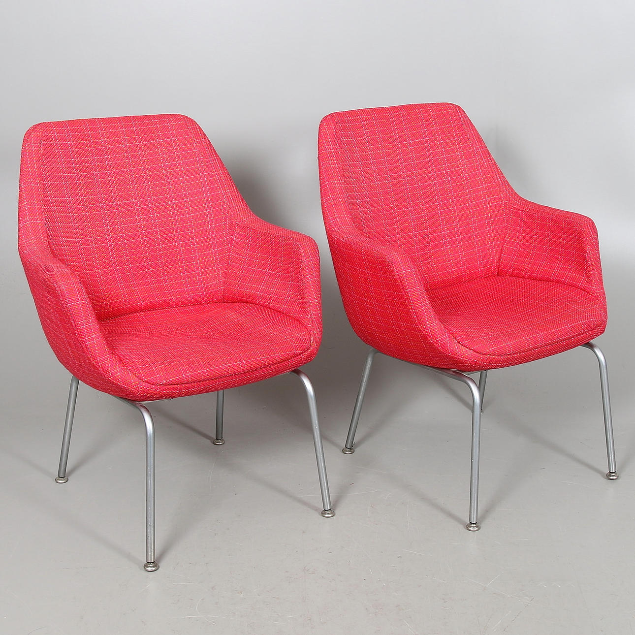 FÅTÖLJER, ett par, 1950/60-tal.