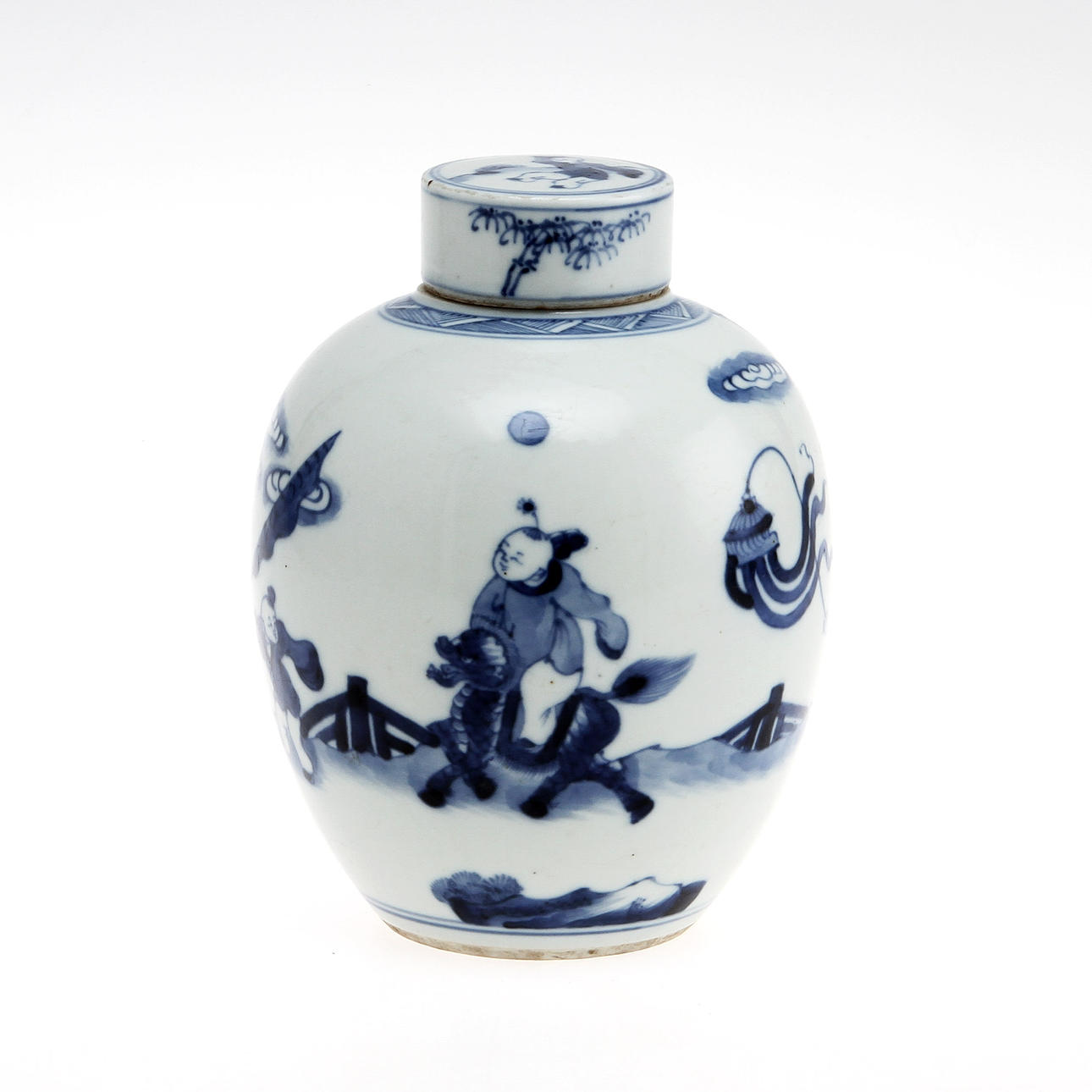 BOJAN med LOCK, porslin, Kina, 1700-talets första hälft.