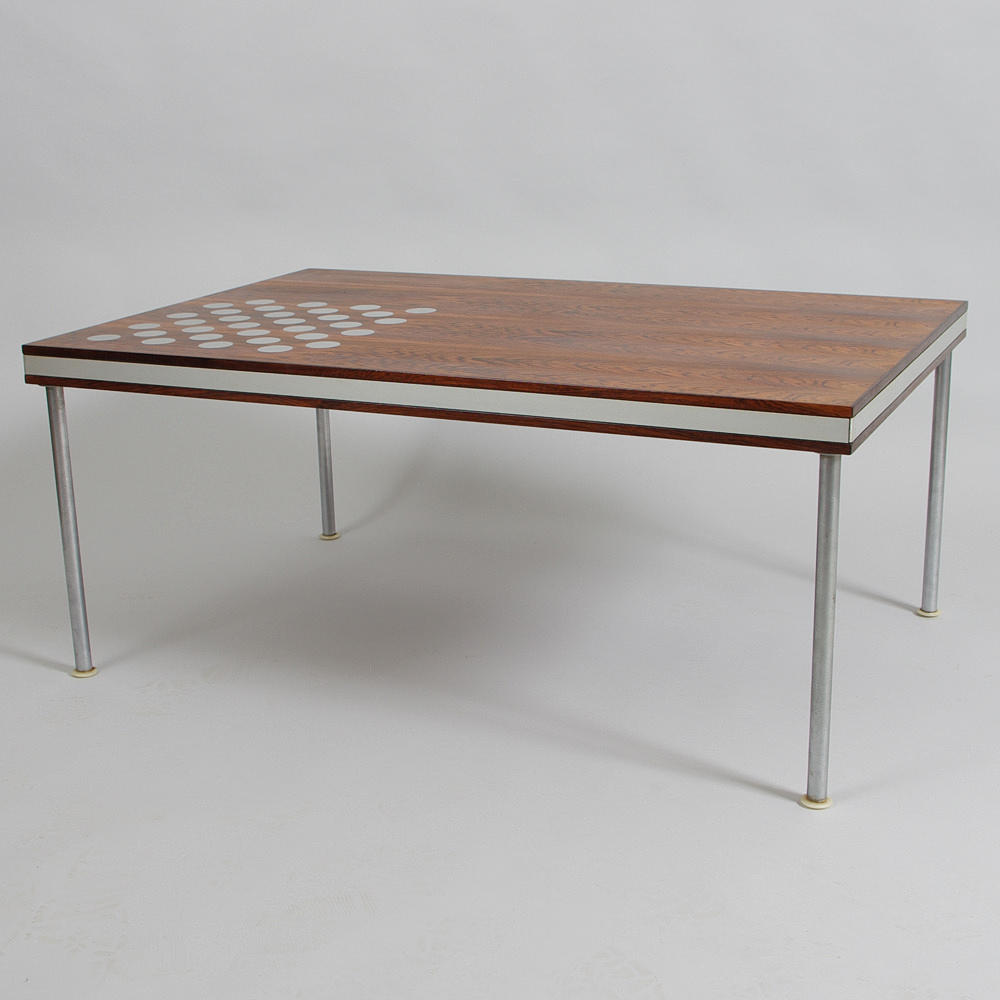 SOFFBORD, "Chess", Poul Cadovius, France & son, jakaranda med aluminiumdetaljer.