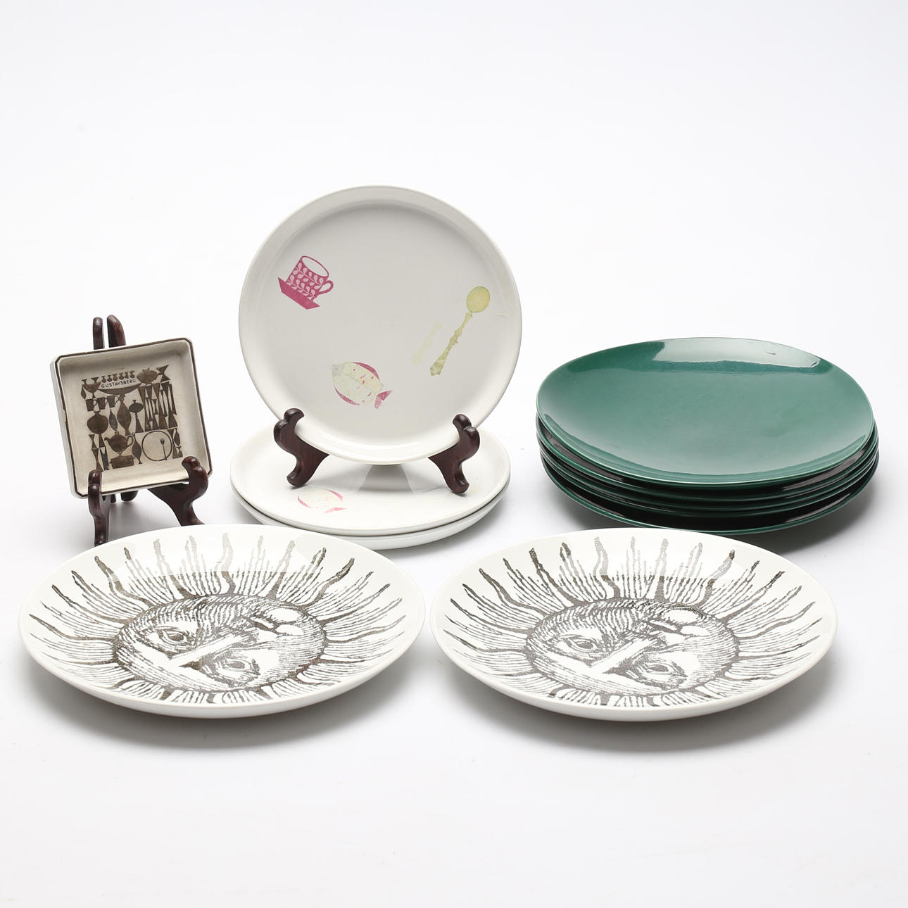 KERAMIK, 11 delar, Gustavsberg.