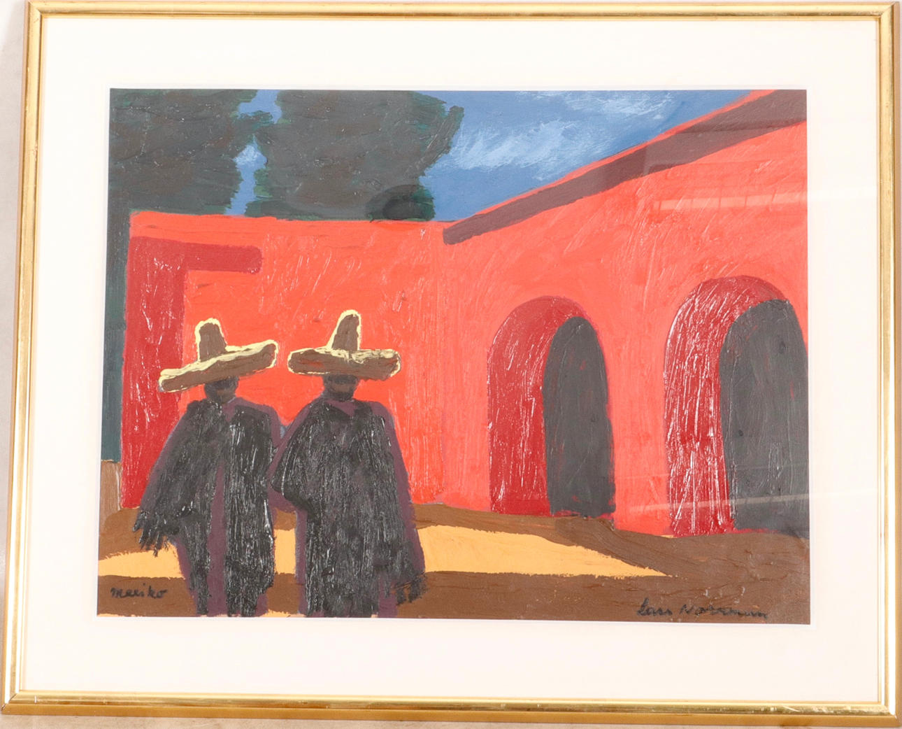 LARS NORRMAN. Gouache.