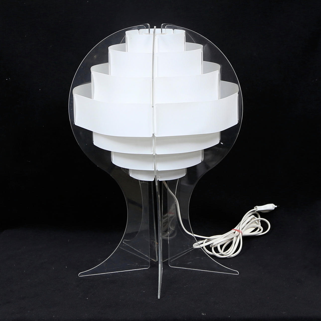 TABLE LAMP, plexiglass and plastic, "Lakene", IKEA.