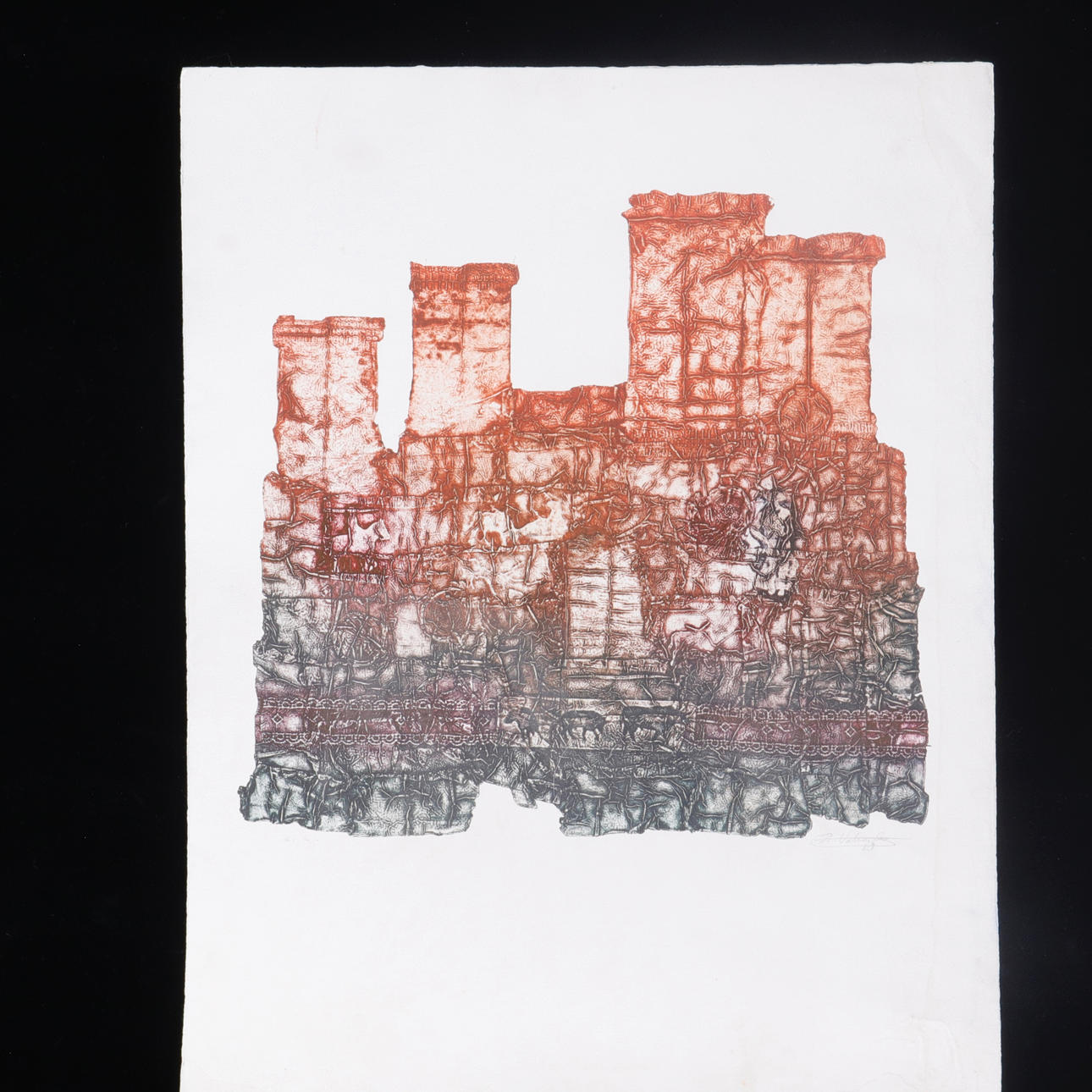 ALBERTO VALVERDE TRAVIESO. Color lithograph.