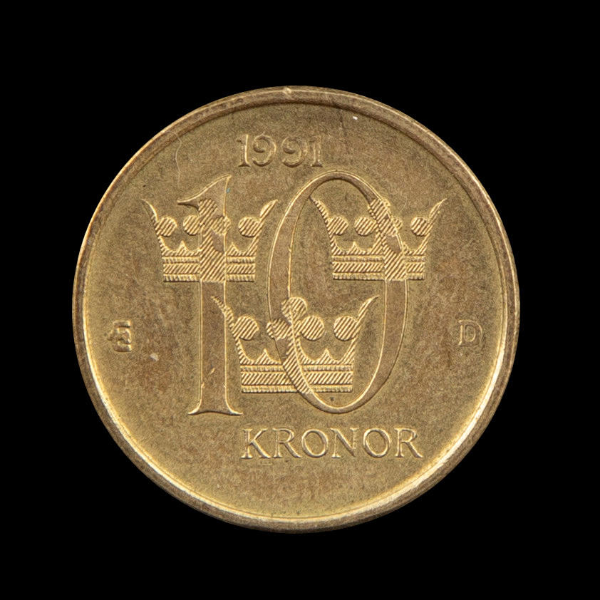 TIOKRONA, felvänd, 1991.