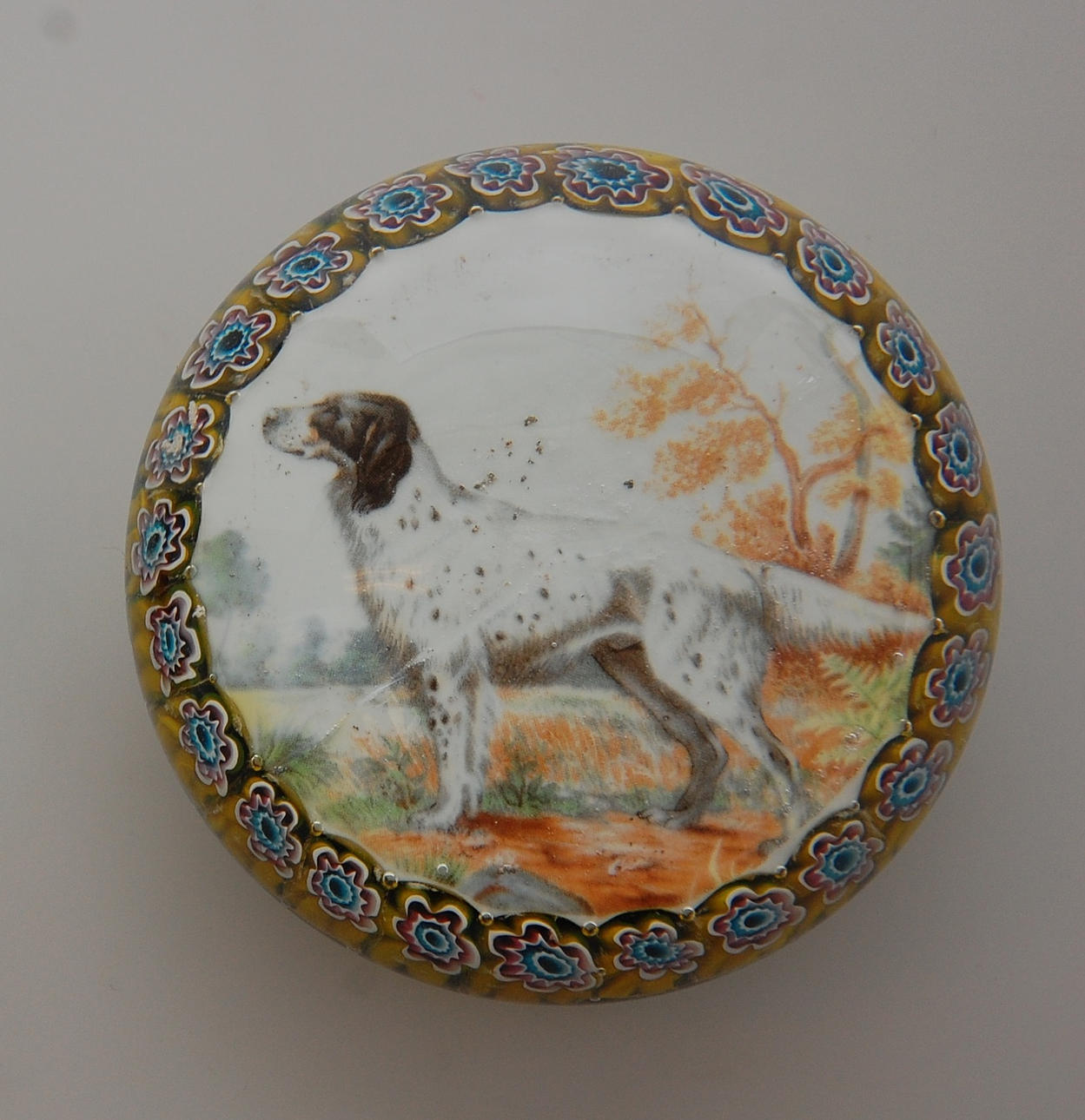 BREVPRESS, 2 st, glas, 1 st signerad BACCARAT, 1800-talets mitt.