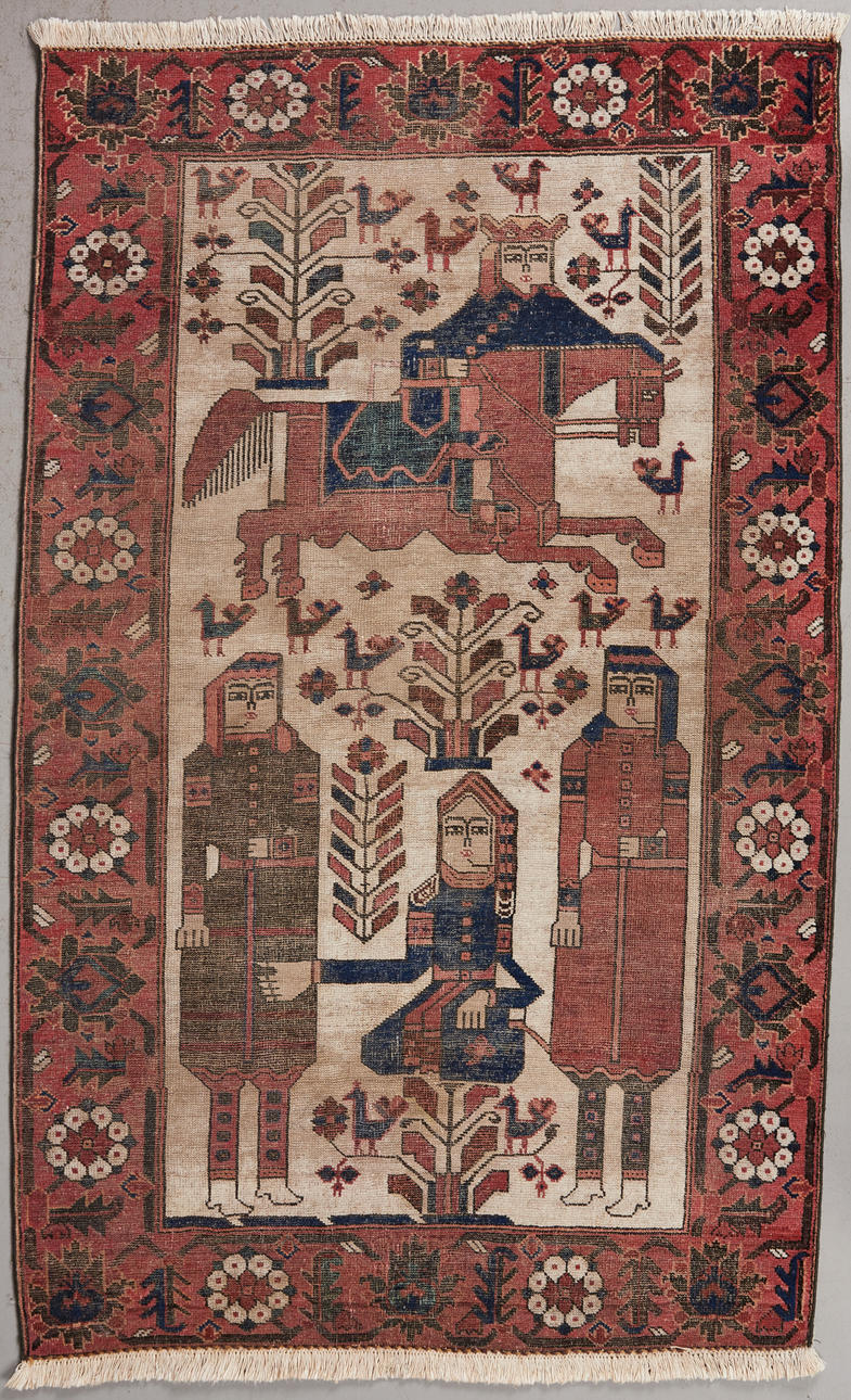 Matta/golvmatta, ull.