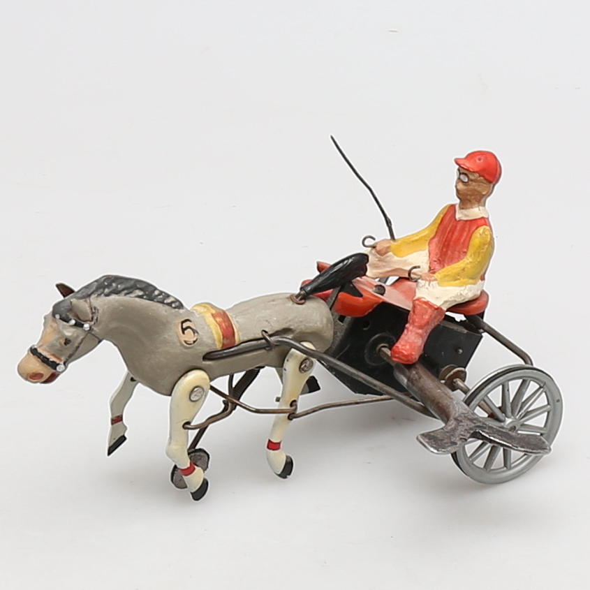 MEKANISK LEKSAK, Jockey, Tyskland, 1900-talets första hälft.