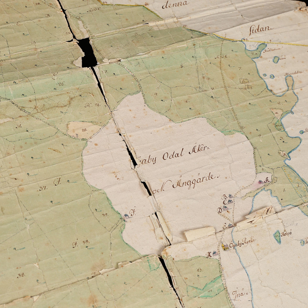 KARTA, Öjaby, Växjö, 1794.