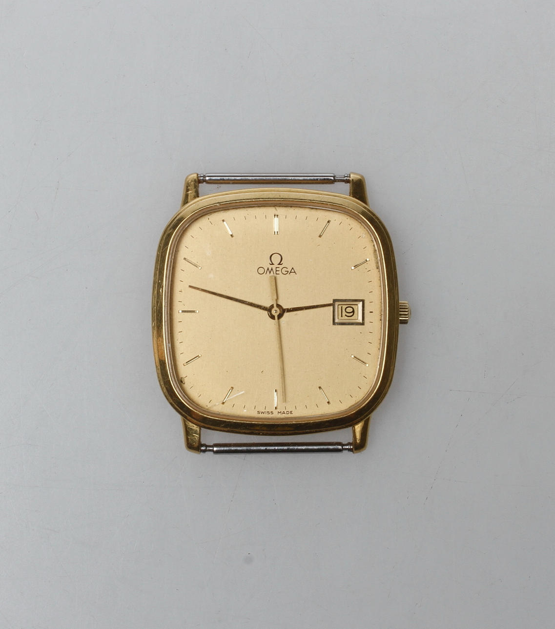 HERRARMBANDSUR, Omega, 18k guld, vikt totalt a 23,7 gram.